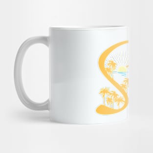 sea sand sun Mug